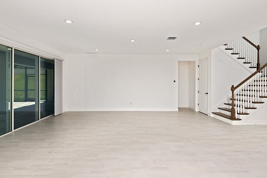 Representative unfurnished interior of a home built from the Tradewinds by Taylor Morrison in Ardisia Park, New Smyrna Beach (Image 21). Representative unfurnished interior of a home built from the Tradewinds by Taylor Morrison in Ardisia Park, New Smyrna Beach (Image 21).