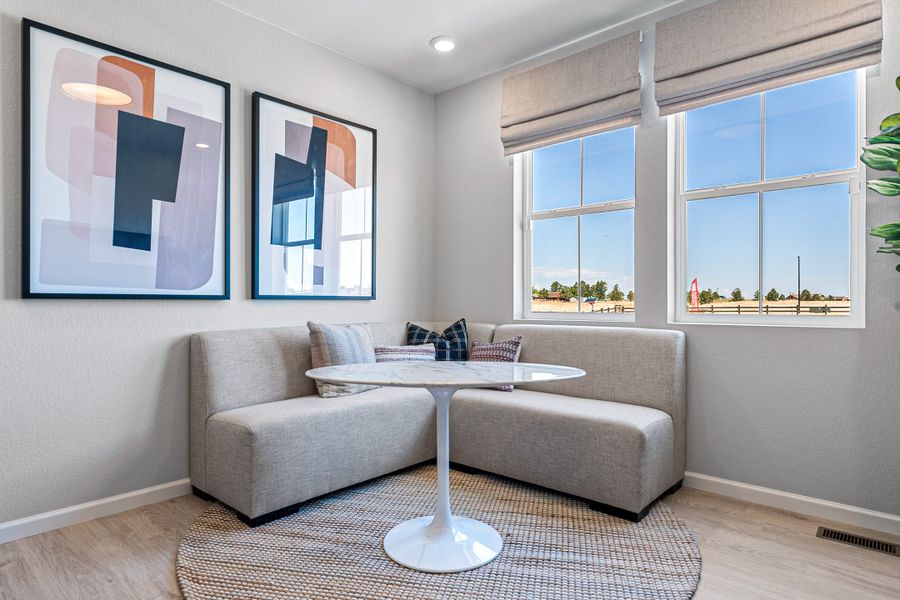 Representative furnished interior of a home built from the Fairmount | A Multi-Gen Home by Taylor Morrison in Macanta City Collection, Castle Rock (Image 9).