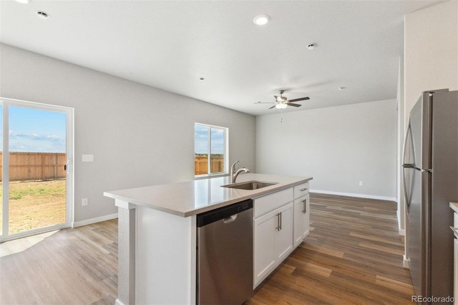 Furnished interior view inside a new home in , Frederick (Image 9).