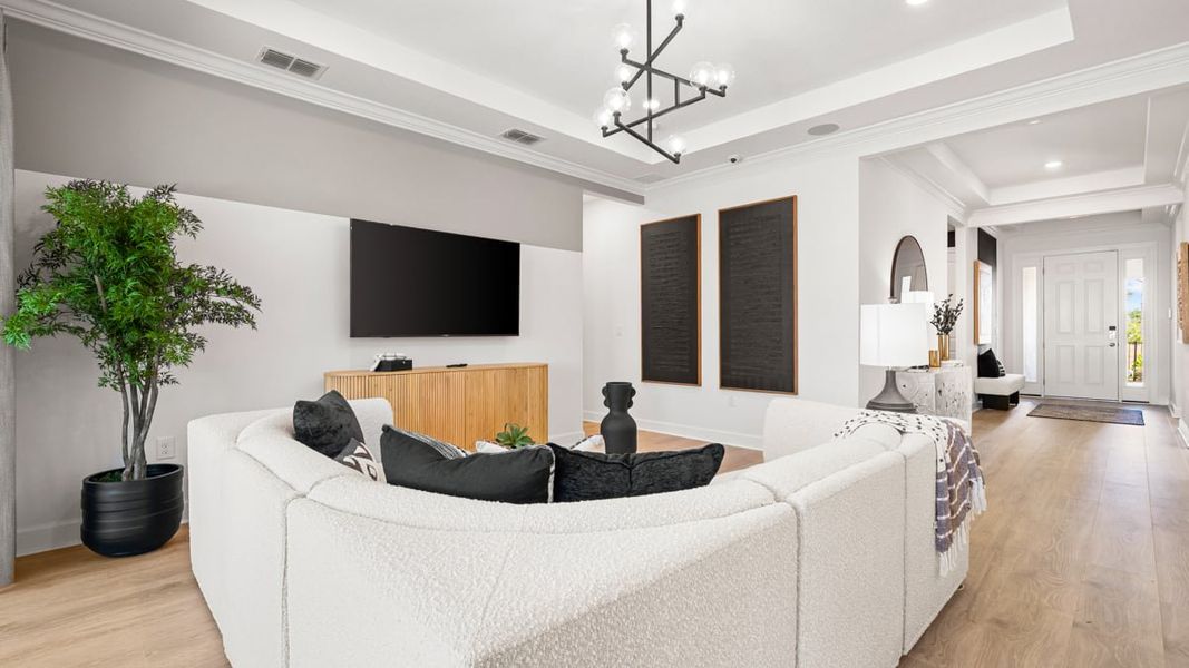 Representative furnished interior of a home built from the Monte by Taylor Morrison in Skye Ranch Community Group Page, Sarasota (Image 7).