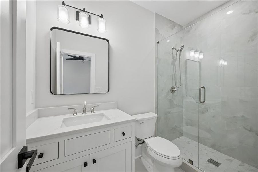 Furnished interior view inside a new home in , Atlanta (Image 19).