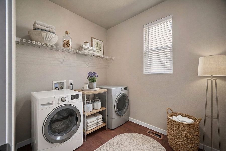Furnished interior view inside a new home in Ridge at Lorson Ranch, Colorado Springs (Image 13).