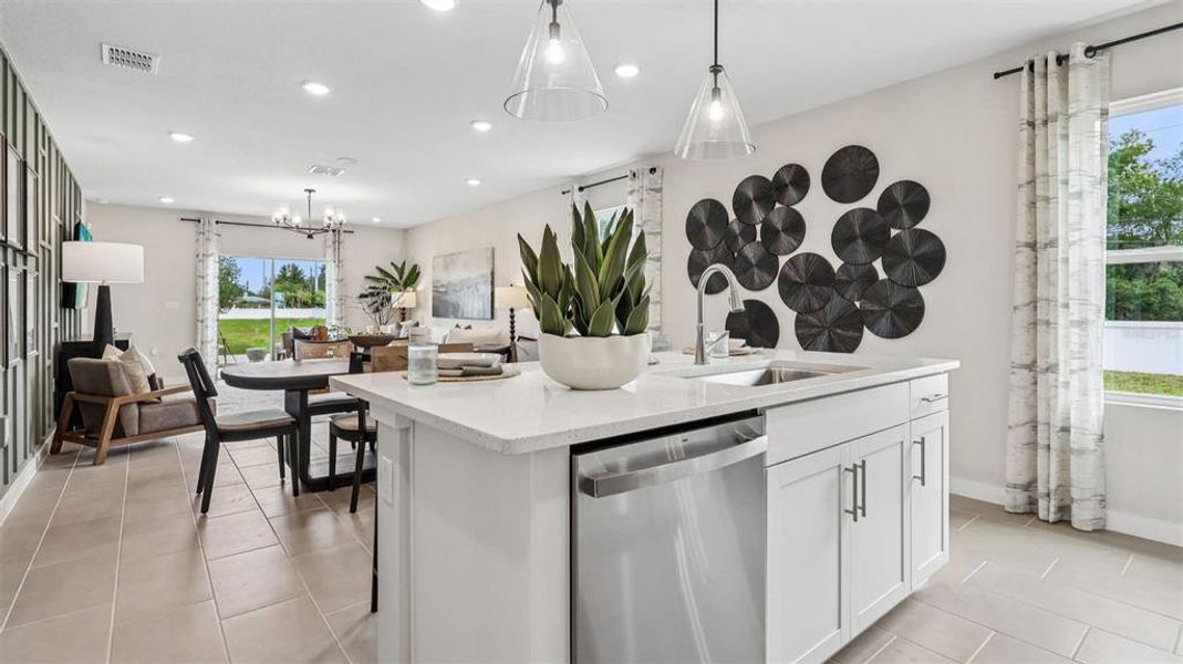 Furnished interior view inside a new home in Liberty Trace, Haines City (Image 31).
