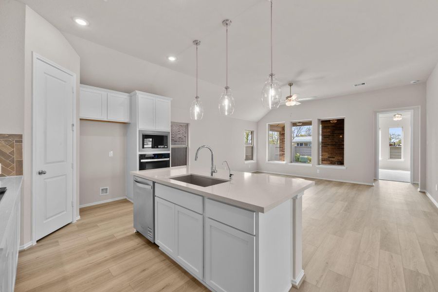 Furnished interior view inside a new home in Pomona 50' & 55', Manvel (Image 11).