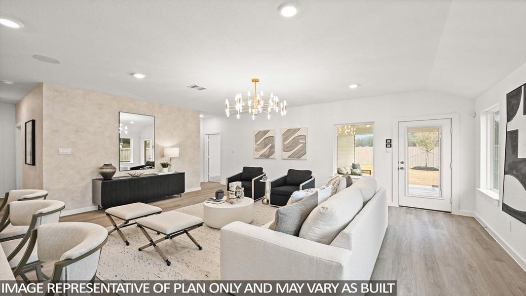 Furnished interior view inside a new home in Silverthorne, Conroe (Image 19). Furnished interior view inside a new home in Silverthorne, Conroe (Image 19).