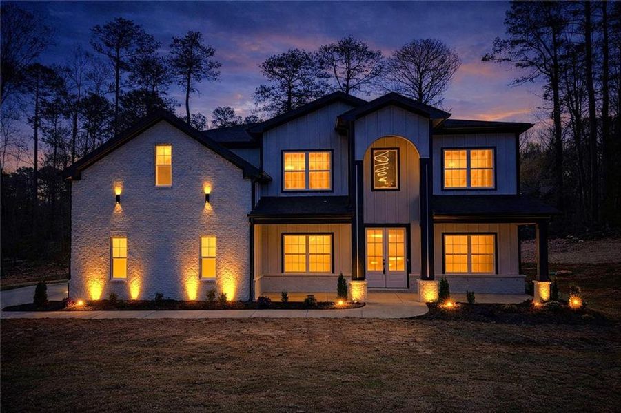Front exterior of a new home in , Snellville, GA, highlighting curb appeal (Image 27).