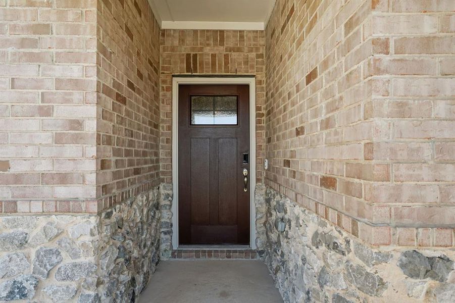 Exterior details and patio area of a home in Stonehaven, Seagoville (Image 3). Exterior details and patio area of a home in Stonehaven, Seagoville (Image 3).