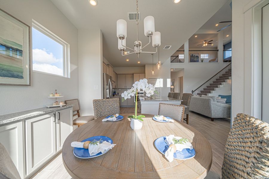 Furnished interior view inside a new home in , Schertz (Image 9). Furnished interior view inside a new home in , Schertz (Image 9).