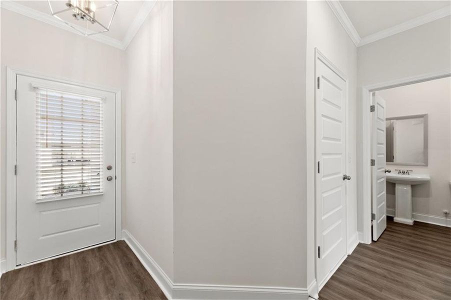 Spacious, unfurnished interior of a new home in Mulberry Summit, Flowery Branch (Image 15). Spacious, unfurnished interior of a new home in Mulberry Summit, Flowery Branch (Image 15).