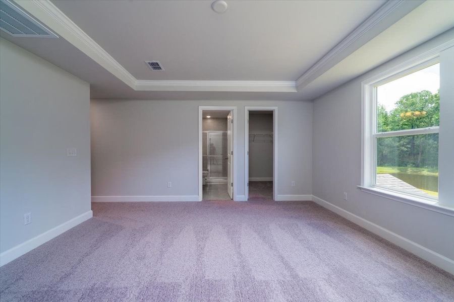 Retreat to a relaxing Owner's Suite with large windows. Retreat to a relaxing Owner's Suite with large windows.