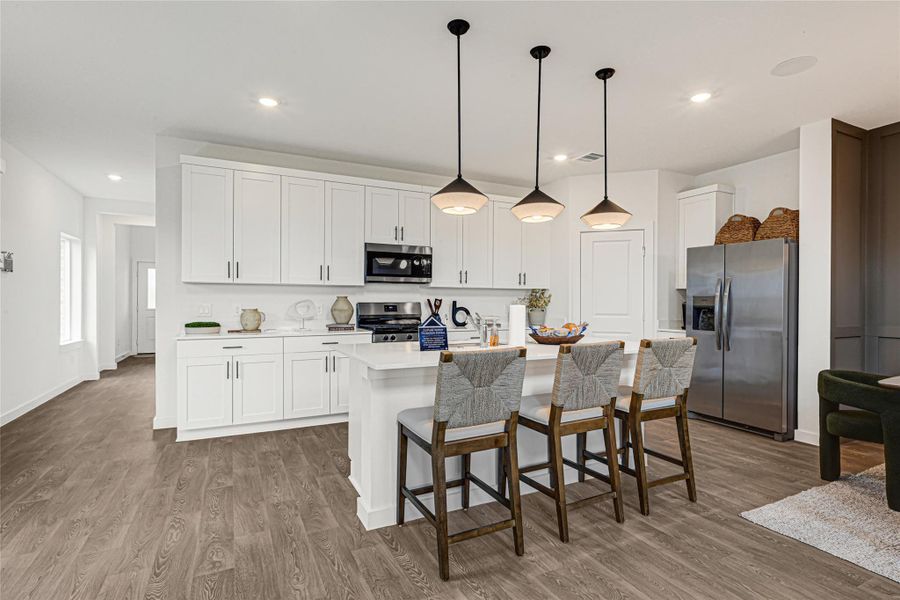 Furnished interior view inside a new home in Emberly, Beasley (Image 12).