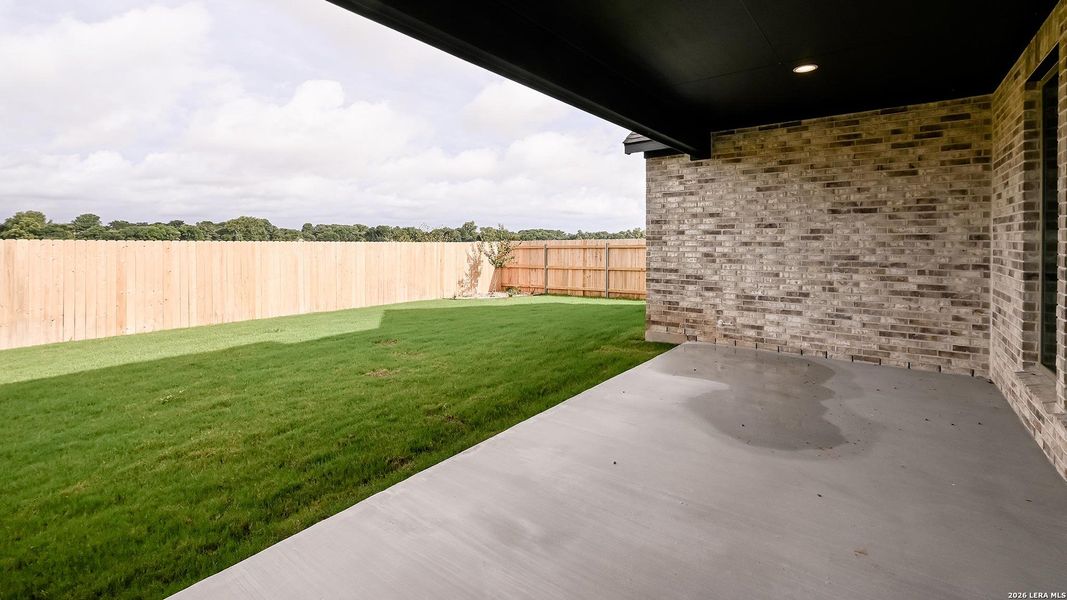 Exterior details and patio area of a home in Legacy at Lake Dunlap, New Braunfels (Image 17).