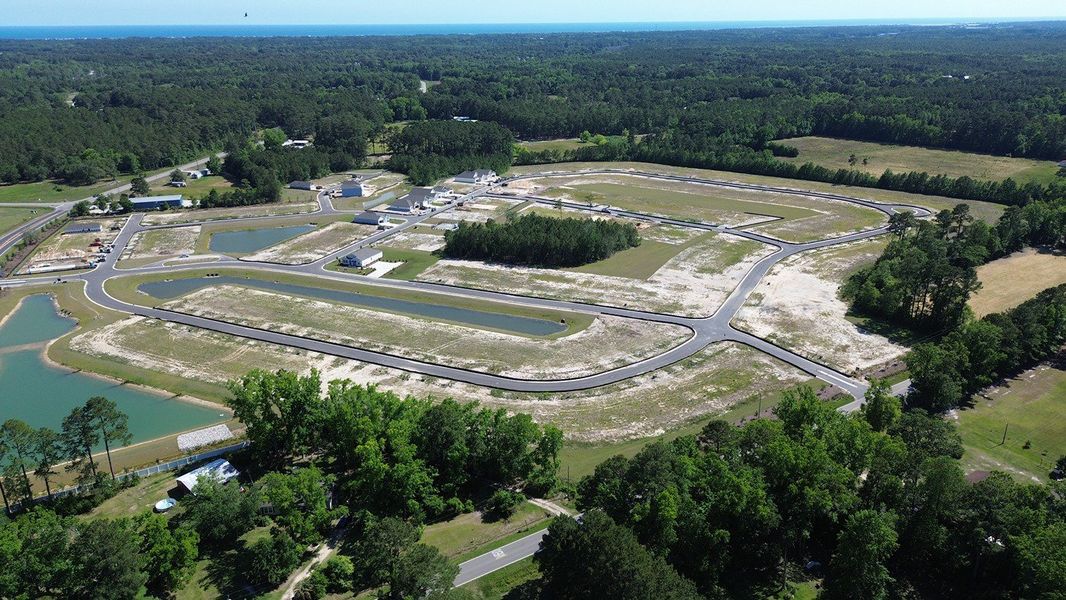 Site preparation for new homesites in Fox Run, Supply (Image 15).