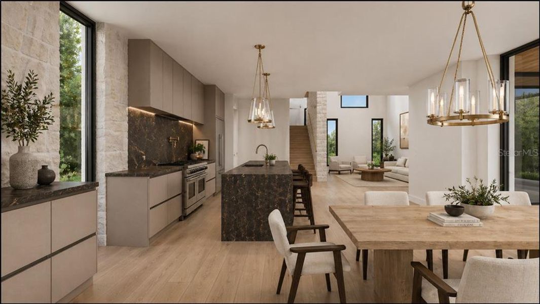 Furnished interior view inside a new home in , Sarasota (Image 5).