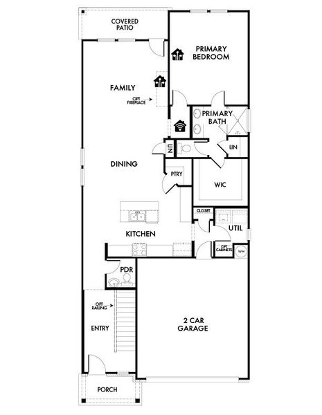 2D floor plan layout for the Sequoia by Impression Homes in Churchill, Anna, TX (Image 3). 2D floor plan layout for the Sequoia by Impression Homes in Churchill, Anna, TX (Image 3).