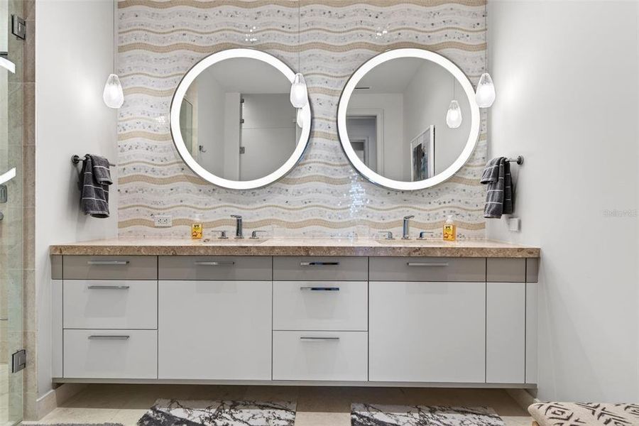 Furnished interior view inside a new home in , Longboat Key (Image 51). Furnished interior view inside a new home in , Longboat Key (Image 51).