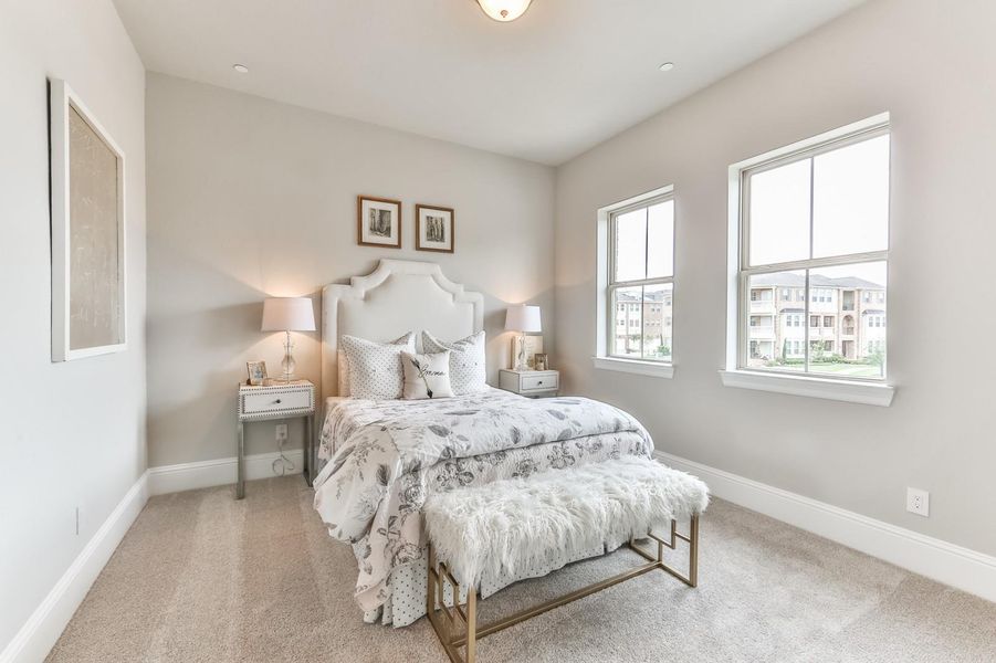 Furnished interior view inside a new home in , Sugar Land (Image 27).