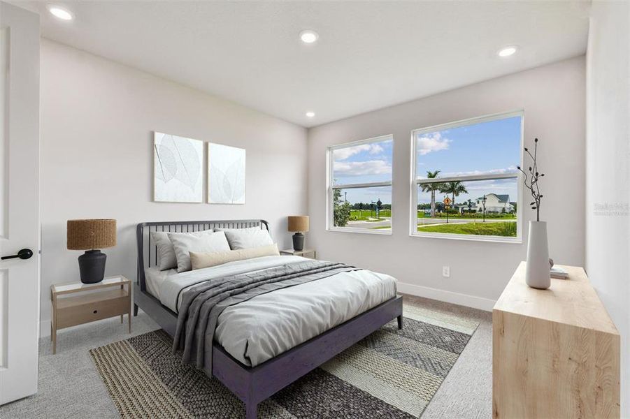 Furnished interior view inside a new home in Gracewater at Sarasota, Sarasota (Image 14). Furnished interior view inside a new home in Gracewater at Sarasota, Sarasota (Image 14).