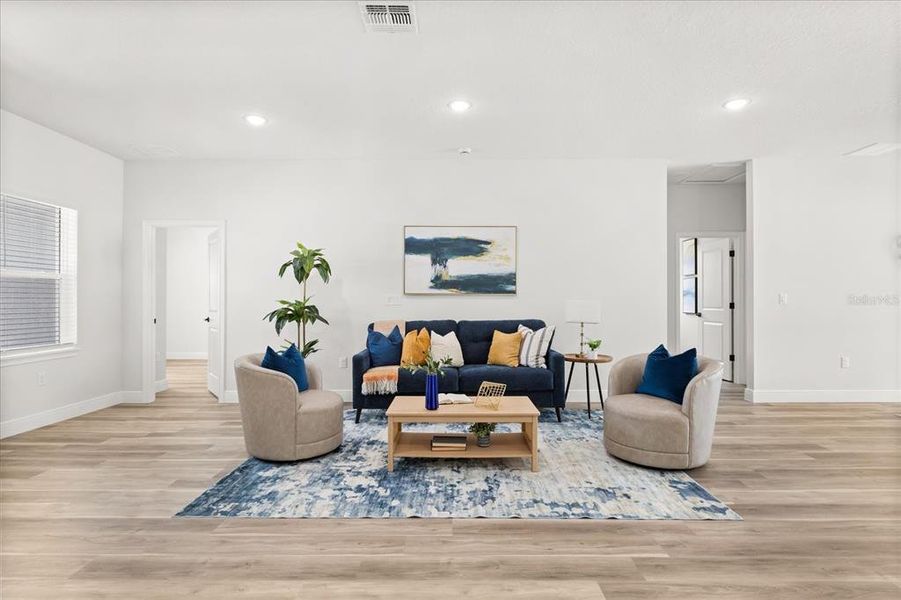 Furnished interior view inside a new home in , Ocala (Image 5). Furnished interior view inside a new home in , Ocala (Image 5).