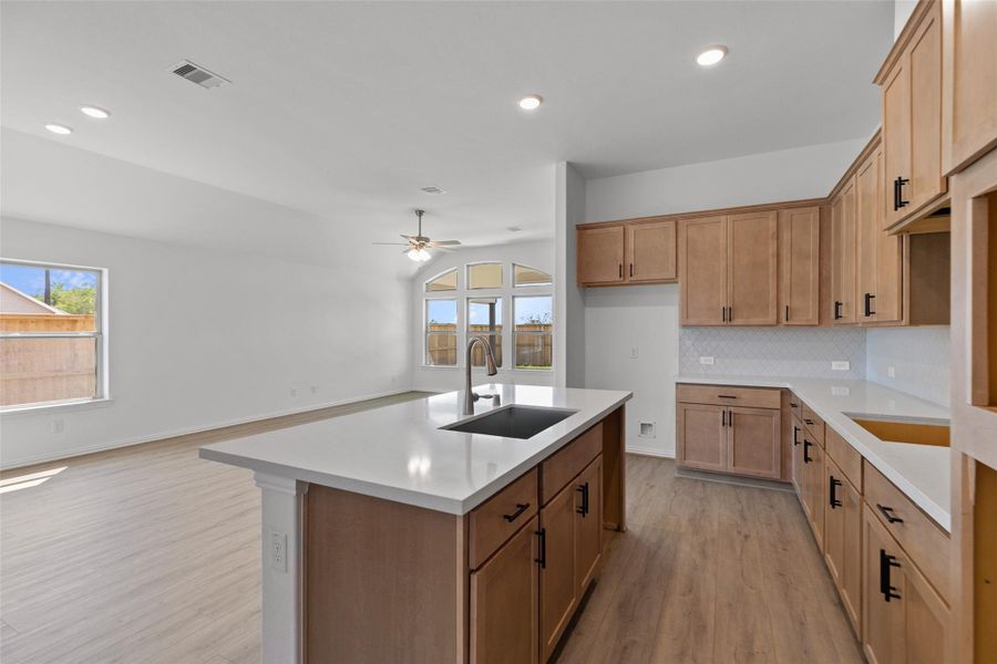 Furnished interior view inside a new home in Oakwood Estates, Waller (Image 7).