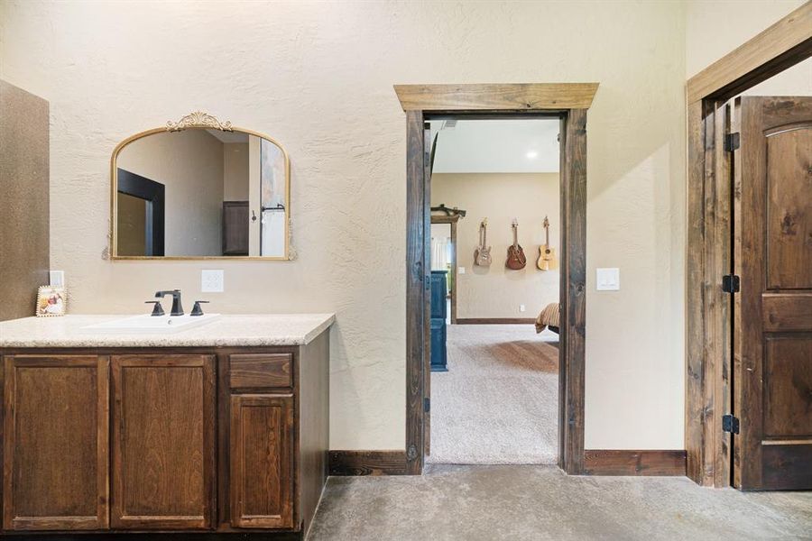 Furnished interior view inside a new home in , Paris (Image 9).