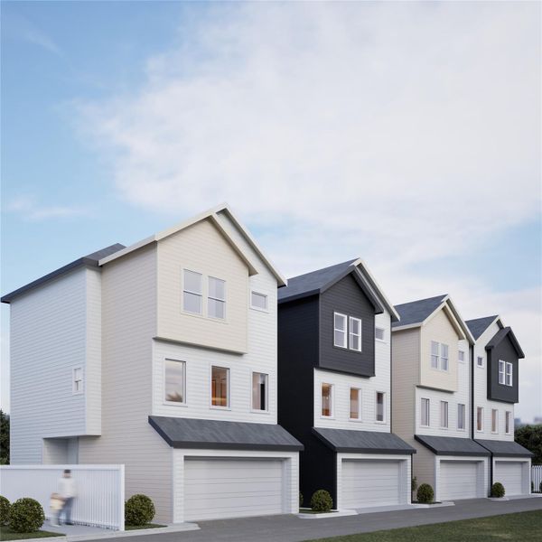 Front exterior of a new home in , Houston, TX, highlighting curb appeal (Image 18).