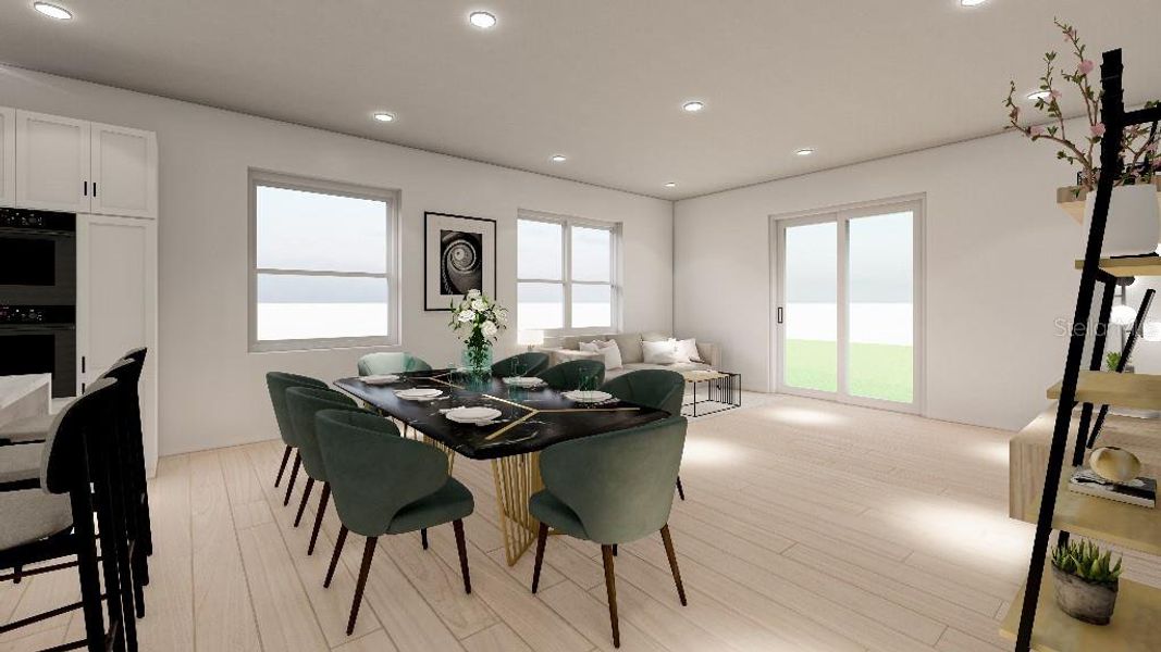 Furnished interior view inside a new home in , Tampa (Image 5).