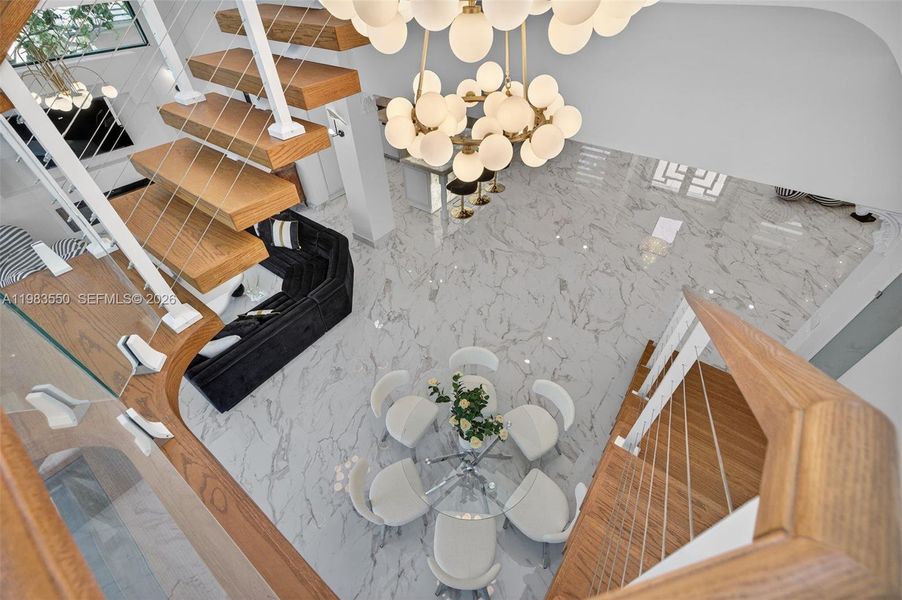 Furnished interior view inside a new home in , Biscayne Park (Image 73).