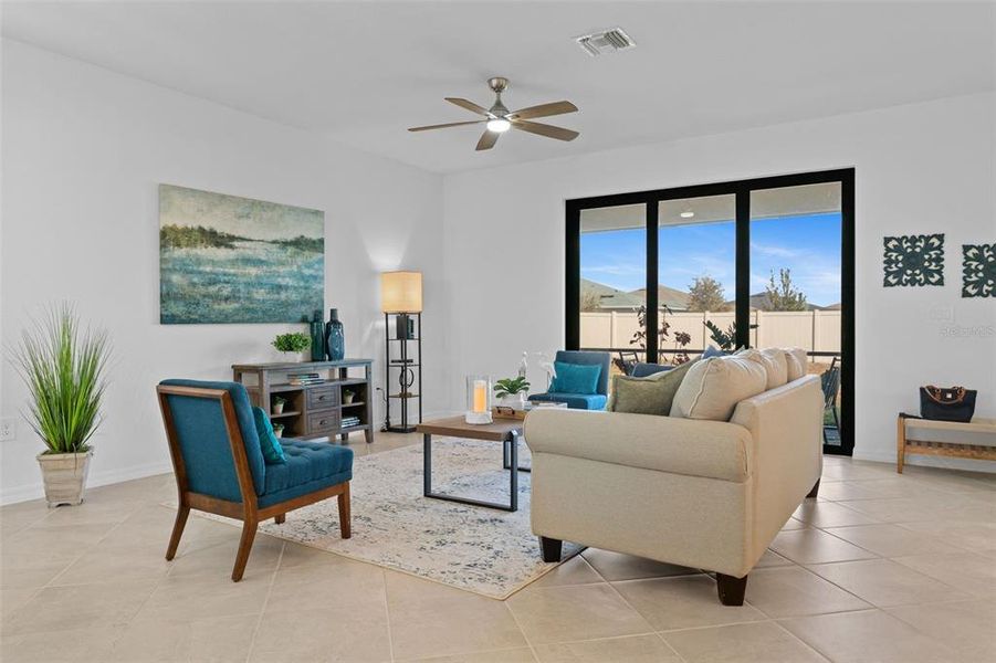 Furnished interior view inside a new home in , Port Charlotte (Image 17). Furnished interior view inside a new home in , Port Charlotte (Image 17).