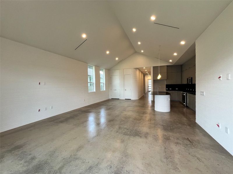 Spacious, unfurnished interior of a new home in Wolf Ranch: Genesis Collection, Georgetown (Image 10). Spacious, unfurnished interior of a new home in Wolf Ranch: Genesis Collection, Georgetown (Image 10).