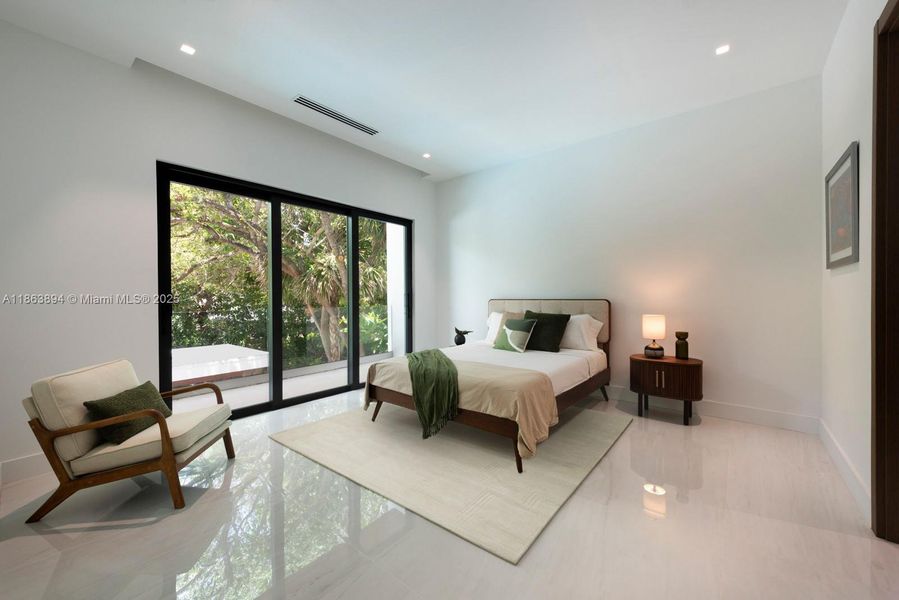 Furnished interior view inside a new home in , Miami Shores (Image 4).