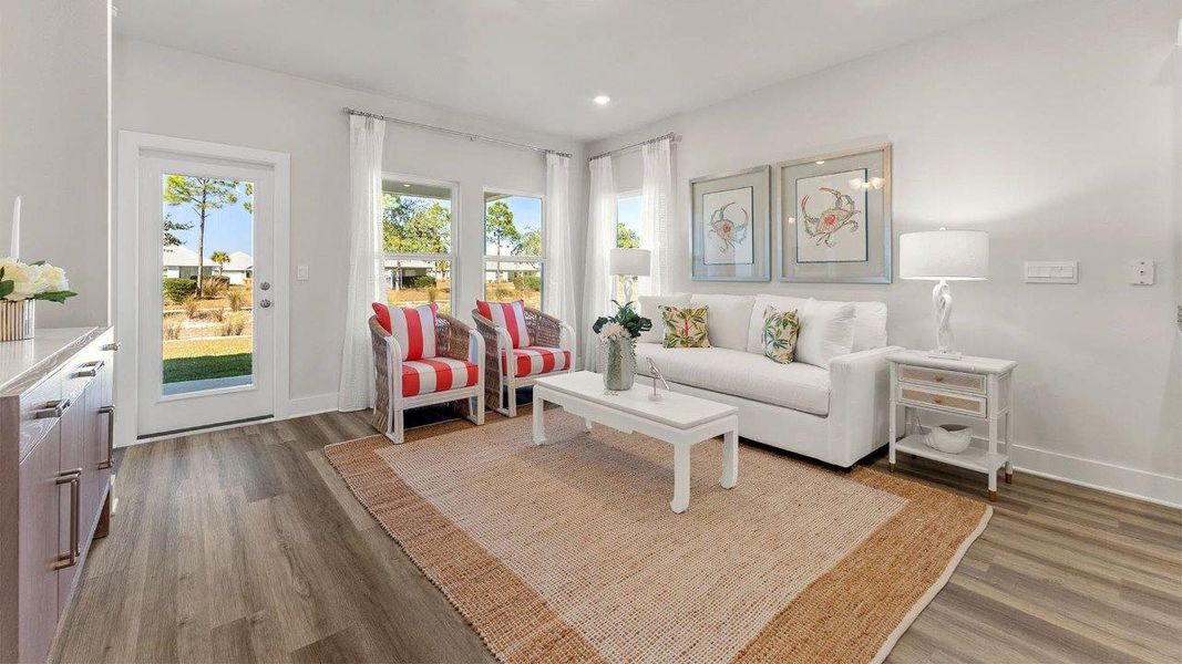 Furnished interior view inside a new home in Misting Springs, Crawfordville (Image 4).