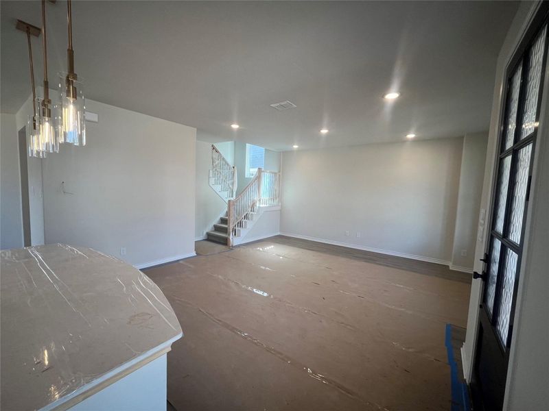 In-progress construction of a new home in Lariat, Liberty Hill, TX (Image 25).