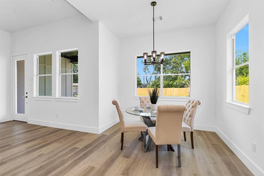 Furnished interior view inside a new home in , Houston (Image 11).