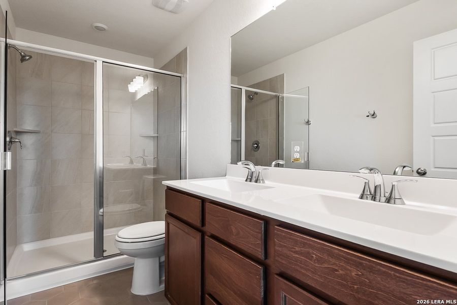 Furnished interior view inside a new home in Woodside Farms, Seguin (Image 3).