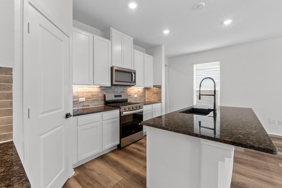 Furnished interior view inside a new home in Salerno - Heritage Collection, Round Rock (Image 9).