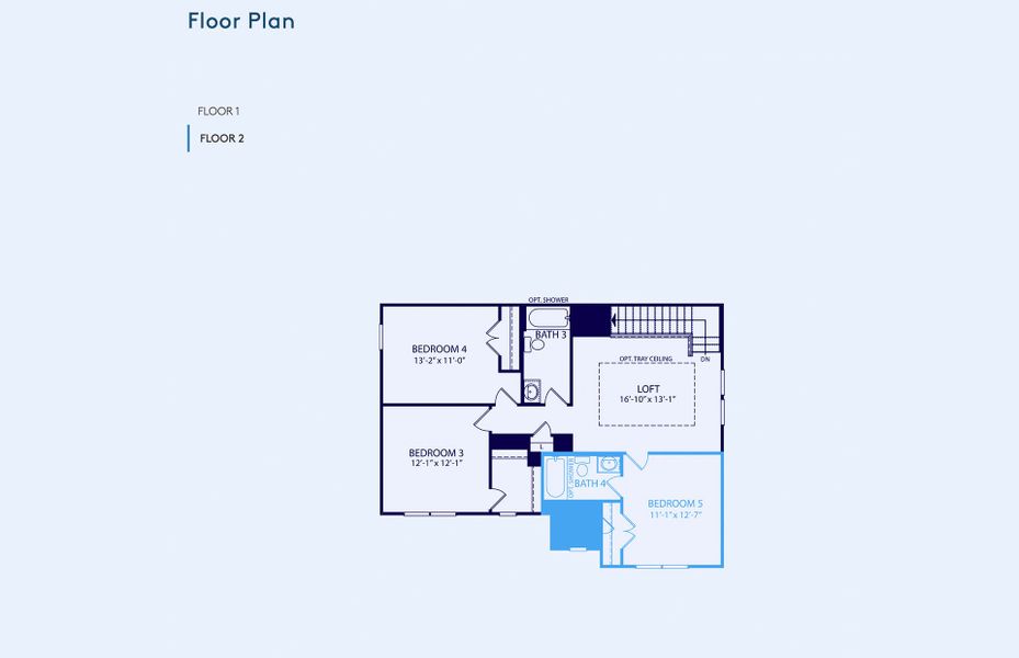 2D floor plan layout of this home in Kings Way, Denton, TX (Image 4). 2D floor plan layout of this home in Kings Way, Denton, TX (Image 4).