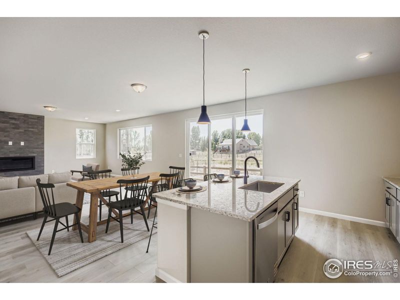 Functional open floor plan Functional open floor plan