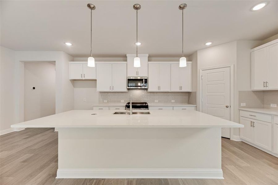 Furnished interior view inside a new home in Creekside of Crowley, Crowley (Image 10).