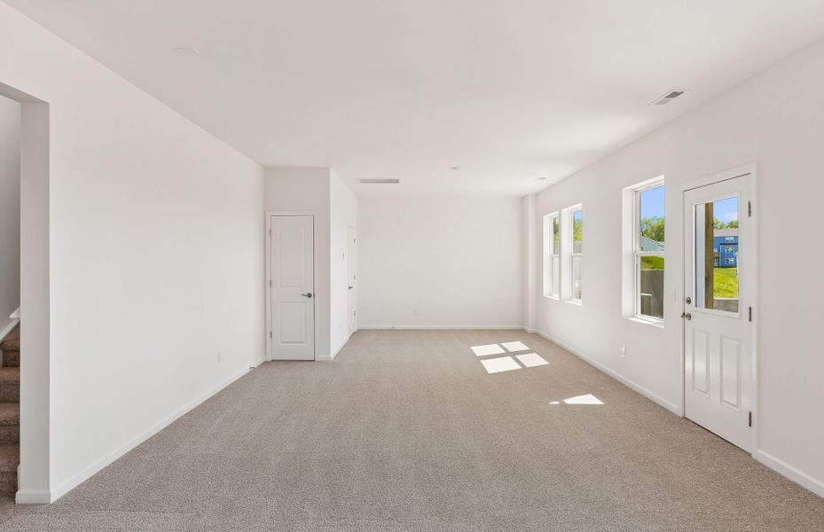 Spacious, unfurnished interior of a new home in Highlands of Carter's Station, Columbia (Image 43). Spacious, unfurnished interior of a new home in Highlands of Carter's Station, Columbia (Image 43).