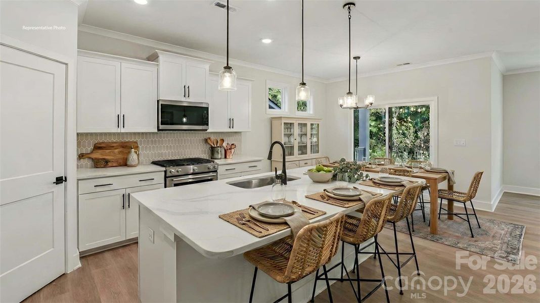 Furnished interior view inside a new home in Westport, York (Image 5).