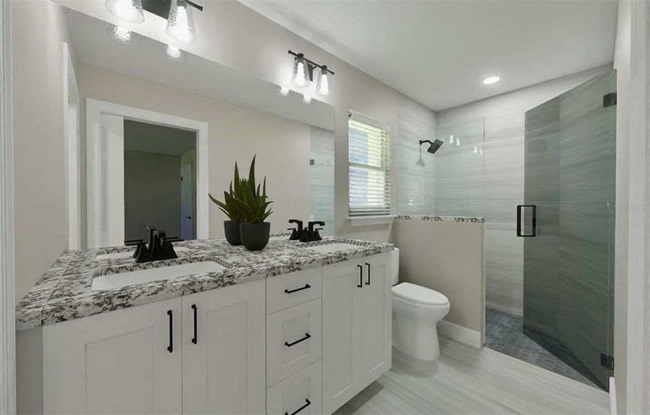 Furnished interior view inside a new home in , Ocklawaha (Image 7).