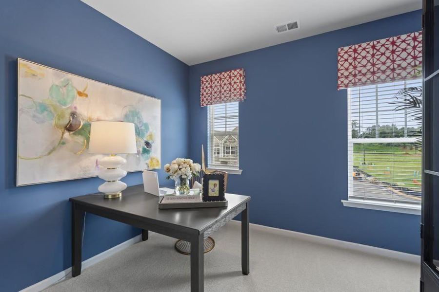 Furnished interior view inside a new home in Summit at Gateway, Jasper (Image 26). Furnished interior view inside a new home in Summit at Gateway, Jasper (Image 26).