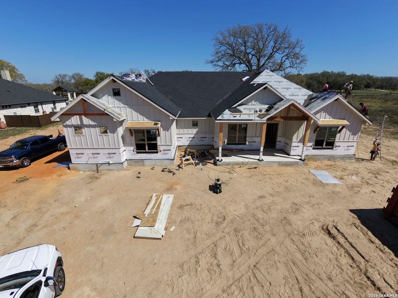 In-progress construction of a new home in , La Vernia, TX (Image 22).