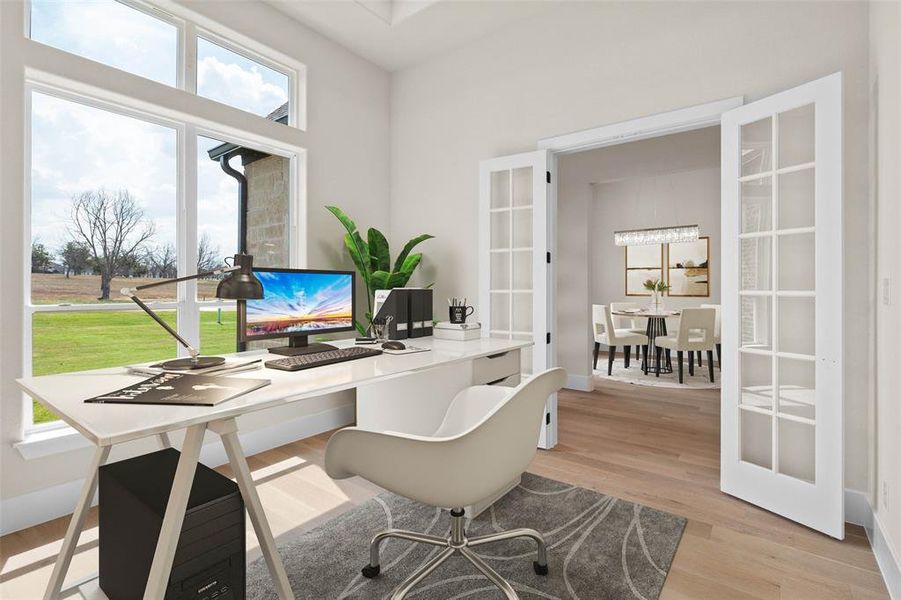 Virtually Staged: Office Virtually Staged: Office