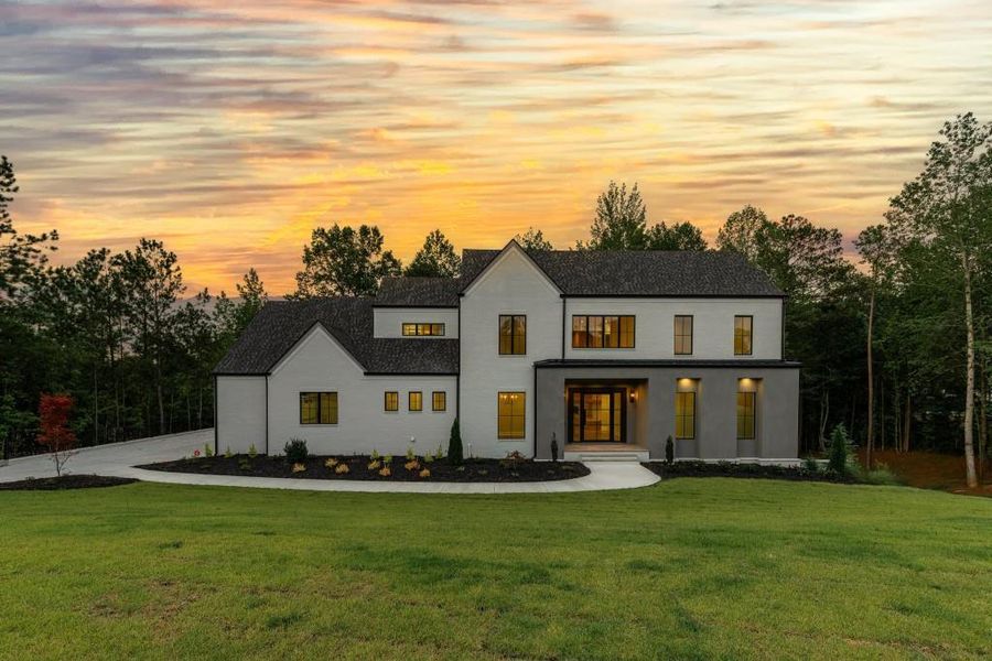 Front exterior of a new home in , Newnan, GA, highlighting curb appeal (Image 33).