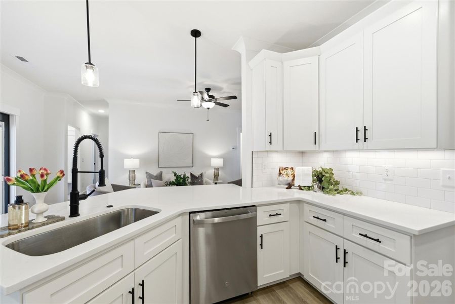 Furnished interior view inside a new home in , McAdenville (Image 15).