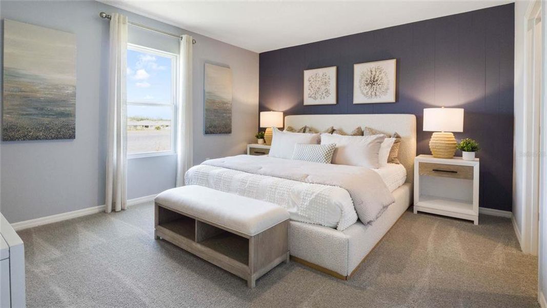 Furnished interior view inside a new home in Rivers Edge, Edgewater (Image 13).