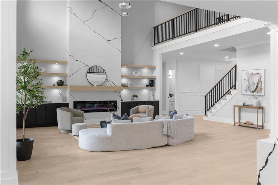 Furnished interior view inside a new home in , Buford (Image 15). Furnished interior view inside a new home in , Buford (Image 15).