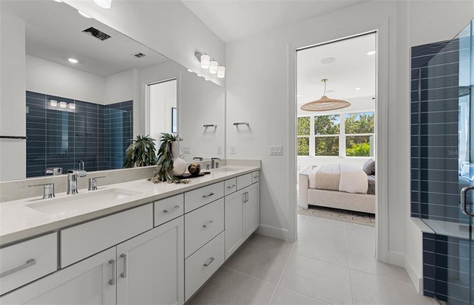 Furnished interior view inside a new home in Shores at Stillwater, Englewood (Image 8).
